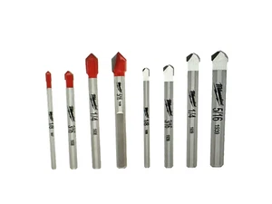 *NEW* Carbide Glass and Tile Bit Set & Natural Stone Bit Set (8-Pack) Milwaukee - Picture 1 of 15