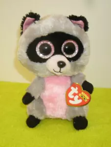 Ty Beanie Boos Rocco the Raccoon New - Picture 1 of 5