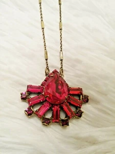 *NUEVO* Y *RETIRADO* ~ Sorrelli ~ "ROJO SANSA" ~ "OSHA " ~ Collar ~ Hermoso  - Imagen 1 de 9