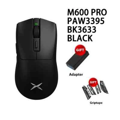 Mouse inalámbrico para juegos serie M600 52 g ligero conexión de modo doble 26000 DPI Foto 1 de 4