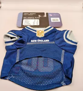 NFL Official Pet Wear Team Jersey New England Patriots Dog Football Jersey XS - Picture 1 of 7