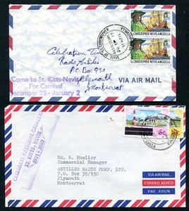 SAN KITTS-NEVIS: (17758) PIRATA/MONTSERRAT/CARNAVAL/CANCELAR/CUBIERTA - Imagen 1 de 2
