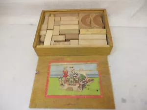 x-28265 Ersatzteil für Älterer Holz Baukasten, ca. 26 cm X 18,5 cm X 5 cm - Bild 1 von 3