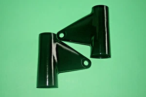 A PAIR MATCHLESS HEADLIGHT HEADLAMP MOUNTING BRACKETS AJS 02-1731 02-1732 NEW - Picture 1 of 8