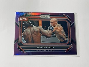 ANTHONY SMITH UFC 2023 PANINI PRIZM PURPLE PRIZM CARD 44/149