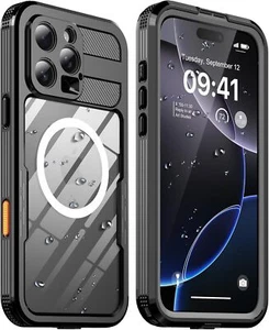 For iPhone 16 Pro Max 16 MagSafe Case Shockproof Heavy Duty Waterproof Cover - Picture 1 of 23