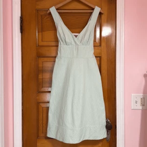 Vineyard Vines Green White Back Tie Party Dress Women’s US 4 - Picture 1 of 8