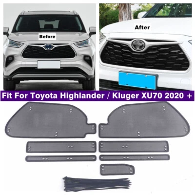 Car Insect Screening Mesh Front Grille Net Cover For Toyota Highlander 2020-2024 - image 1 of 4
