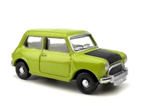 EY 1:76 Green Mini Classic Vintage Bean Model Diecast Collect Car - Picture 1 of 4