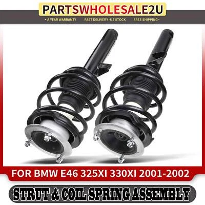 2x Conjunto de puntal delantero derecho y muelle helicoidal para BMW 325xi 330xi 01-02 2,5 L 3,0 L Foto 1 de 4