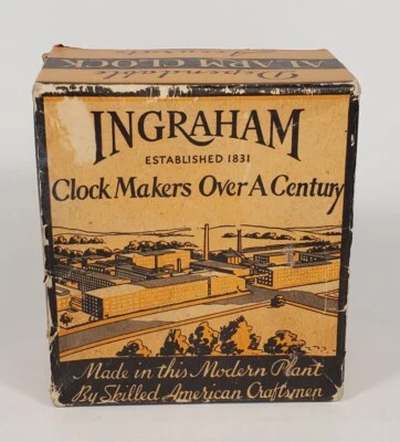 Ingraham Clock Box Only for Cheerio Alarm Clock 1930s Empty - Image 1 of 4