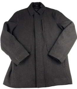 Calvin Klein Wool Blend Coat. Full Zip. Dark Gray. Size Small - Picture 1 of 14