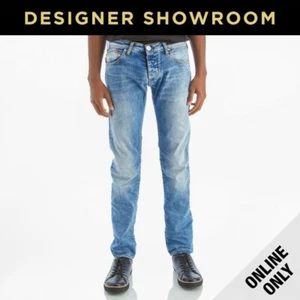 Armani Jeans Men's Button-Fly Skinny Jeans - Picture 1 of 4