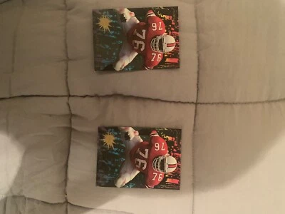 1995 Fleer NFL Prospects Warren Sapp #14 Rookie HOF GMA. Near mint ex. Cond (2) - Image 1 of 4