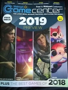 New 2019 Issue 62 Gamecenter Magazine Walmart promo Sonic Mortal Kombat previews - Picture 1 of 6