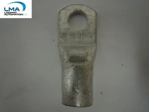 BURNDY YA-AN4 COMPRESSION TERMINAL LUG 1-HOLE 1/4" BORE LOT OF 100 ***NEW - Imagen 1 de 2