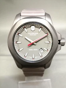 VICTORINOX Swiss Army I.N.O.X. 241757 Quartz Gray Dial Titanium Rubber Men's - Picture 1 of 11