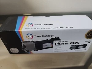Cartuccia inchiostro toner nero alta capacità LD 6125 Xerox Phaser 6125 - Foto 1 di 2