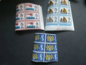 GB 1963 RETTUNGSBOOT SET 3 IN 6ER BLÖCKEN "PHOSPHOR" POSTFRISCH KAT 288£ - Bild 1 von 3