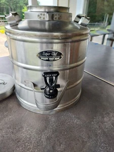 Vintage Super Chef Military 3 Gallon Jug Insulated Food & Beverage Container - Picture 1 of 11