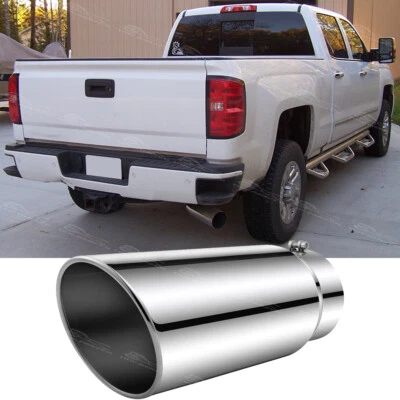 Silenciador de punta de escape diésel de 5" entrada 6" salida para Chevrolet Silverado 2500HD Foto 1 de 4