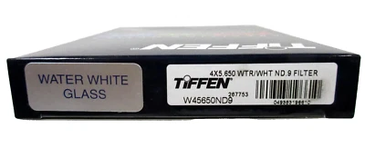 New Tiffen 4x5.65" ND 0.9 Glass ND9 Water White Neutral Desnity Filter W45650ND9 - Image 1 of 3
