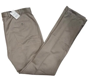 PETER MILLAR CROWN PIMA COTTON TWILL CHINO PANTS IN KHAKI ME0B06 SZ 40x36 NWT - Picture 1 of 3