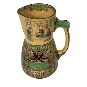 Antique C. 1901? Rare Doulton Burslem Jacobean Pitcher REPAIRED - Picture 1 of 18
