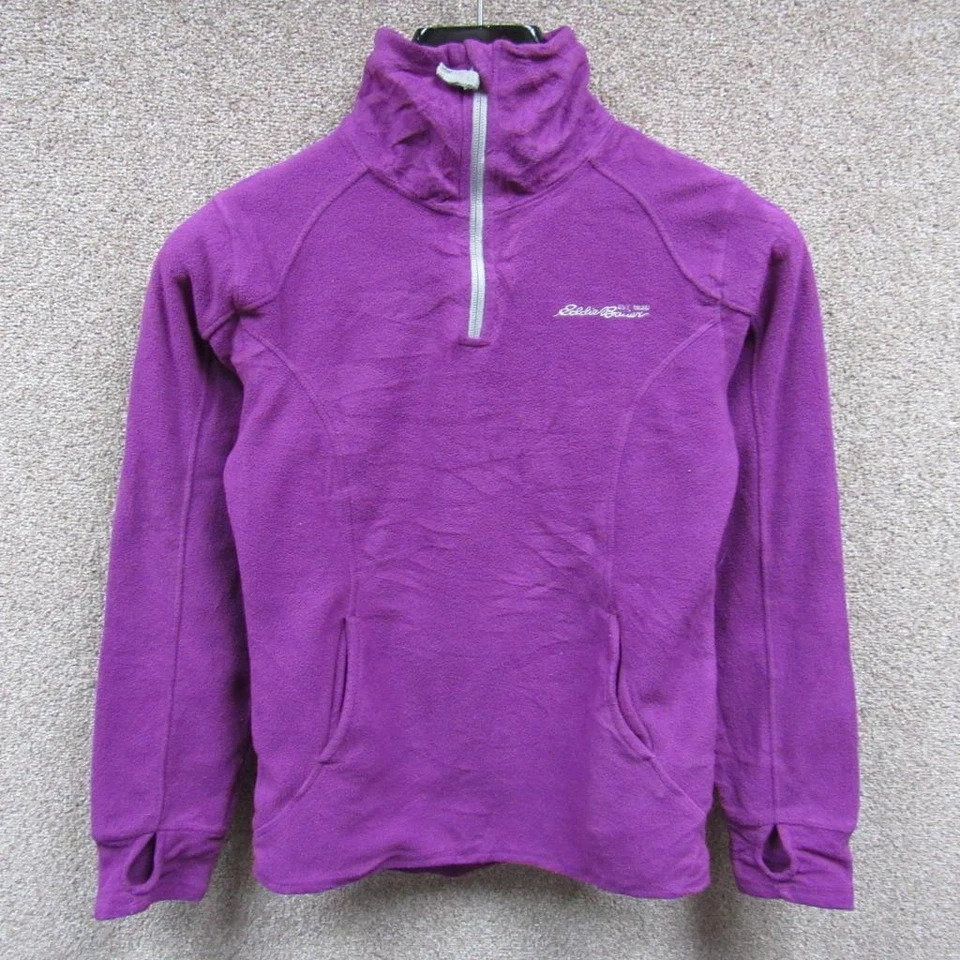 WOMENS EDDIE BAUER FULL ZIPPED FLEECE UK SIZE 6/8 NC06126] - Image 1 of 4