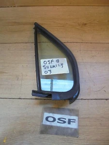 SUZUKI WAGON R 2000-07 VAUXHALL AGILA 2000-04 DRIVER FRONT QUARTER WINDOW GLASS - Picture 1 of 1