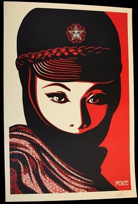 SHEPARD FAIREY ♦ MUJER FATAL ♦ GROSSE LITHOGRAPHIE SIGNIERT OBEY GIANT MINT - Bild 1 von 4