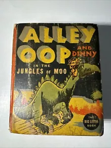 Alley Oop & Dinny in the Jungles of Moo 1938 Big Little Book Vintage Whitman - Bild 1 von 19