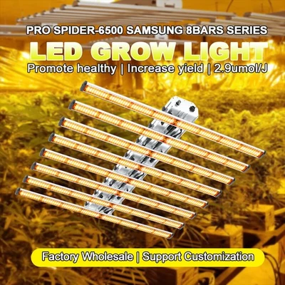Phlizon BA6500 640W Samsung LED Grow Light Dimmable Full Spectrum Indoor Plants - Image 1 of 4