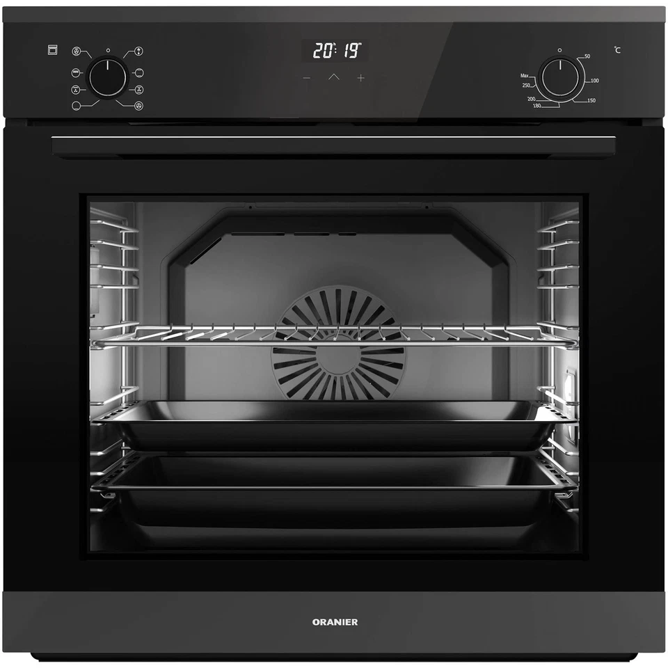Oranier Backofen EBS420 Soft-Close 9 Funktionen Einbauofen 3 Teleskopvollauszüge - Bild 1 von 4