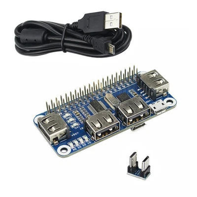 5V USB Hub Extension Board & Micro USB Converter & Cable For Raspberry Zero/W A - Image 1 of 4