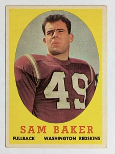 1958 Topps #34 Sam Baker (VGEX) - Picture 1 of 2