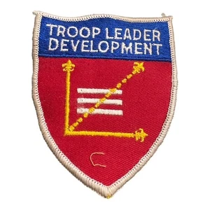 Troop Leader Development Boy Scout Patch Embroidered Shield BSA - Picture 1 of 2