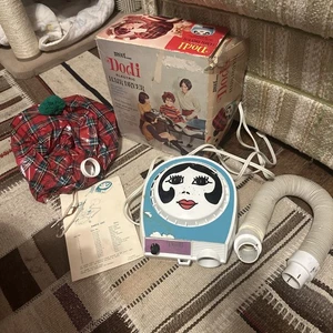 1960s Vintage Dodi Electric Hair Dryer - Tested + Working - Box, Bonnet, ++ - Picture 1 of 14