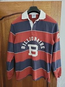 Polo Rugby Billionaire Boys Club Uomo Manica Lunga Taglia Media Blocco Colore - Foto 1 di 10
