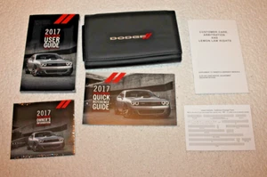 2017 DODGE CHALLENGER OWNERS MANUAL PORTFOLIO KIT MINT NEAR NEW - Picture 1 of 1
