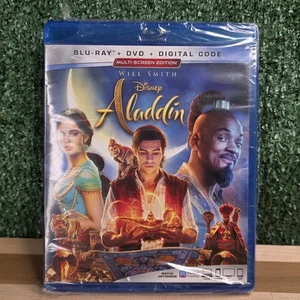 Aladdin (Blu-ray +DVD+Digital 2019) NEW Factory Sealed - Picture 1 of 3