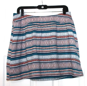 Pre-Owned Title Nine COLORFUL  Size Large Skort Athletic Skirt - Picture 1 of 4