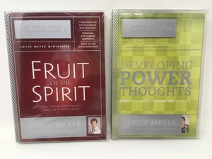 Joyce Meyer Fruit of the Spirit AND Developing Power Thoughts CDs, DVDs - NEW - Picture 1 of 2