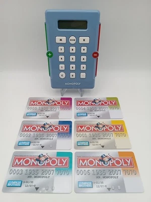 2005 Monopoly Electronic Banking Unit - Credit Card Machine and 6 Cards  - Image 1 of 4