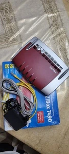 FRITZ!Box 7490 1300Mbps Wireless Modem Router -anche Fibra Con ont - Photo 1/7