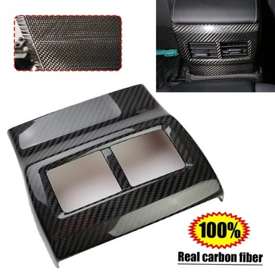 Cubierta de ventilación de aire acondicionado trasero de carbono para Lexus RC300 RC350 RC F 2013-2018 Foto 1 de 4