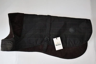 Barbour Tartan Wax Dog Coat Fleece Olive Brown New DCO0031OL71 Extra Large XL - Image 1 of 4
