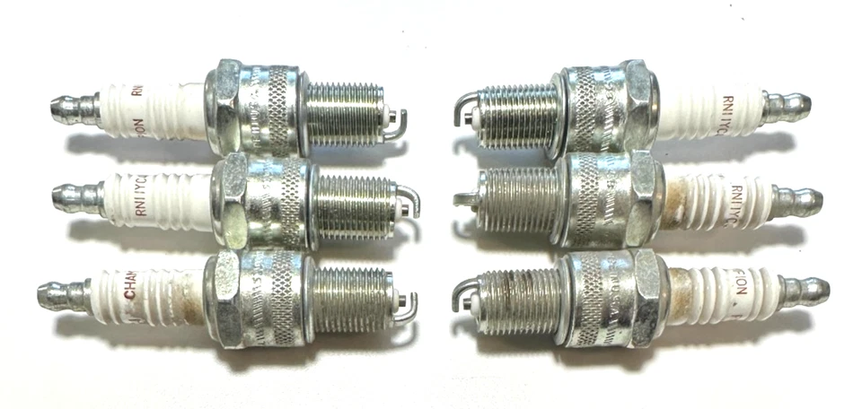 Set of 6 NOS Champion Spark Plugs # 322 (RN11YC4) Made in USA - Image 1 of 1
