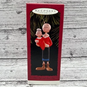 Hallmark Andenken Olive Oyl and Swee'Pea Ornament Weihnachten 1996 - Bild 1 von 6