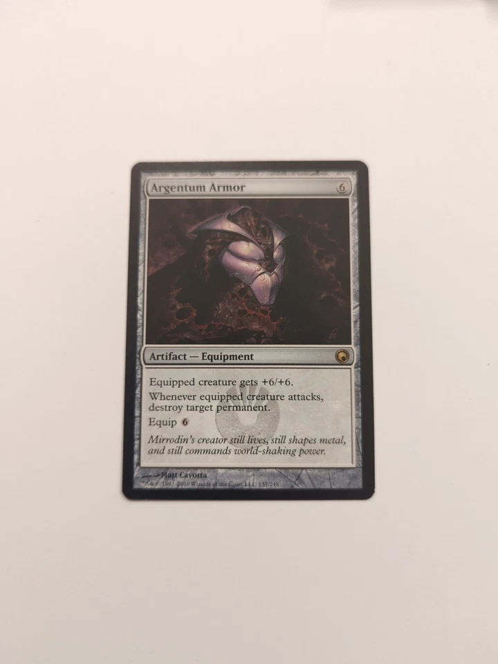 Argentum Armor Scars of Mirrodin Regular LP MTG - Image 1 of 1